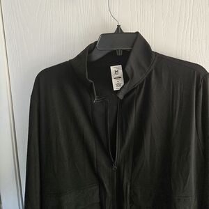 Members Only Womens Black Zip-Up Jacket M New No Tags